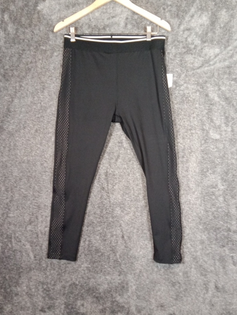 Splits59 Performance Black Leggings High Rise Gorpcore Gym Running Womens XL